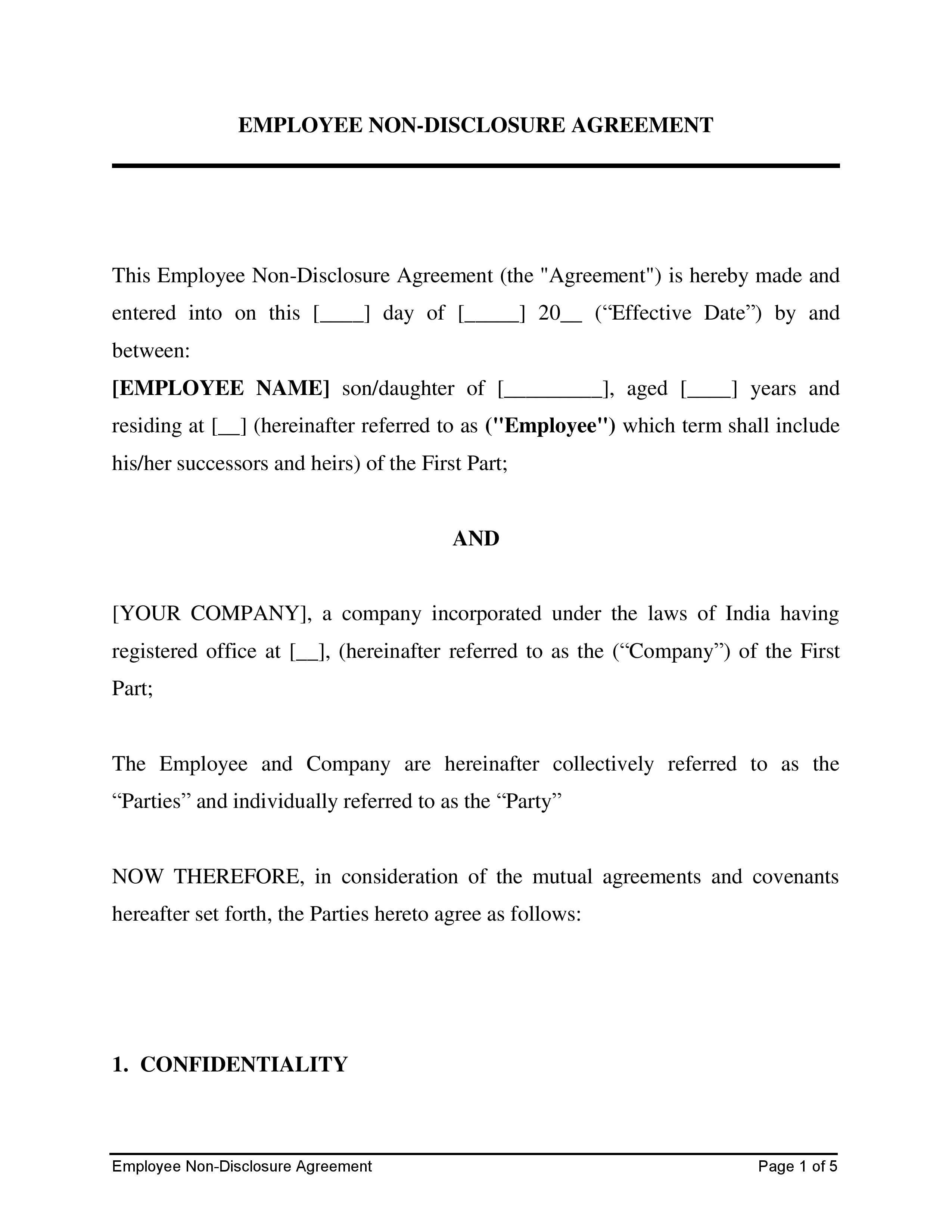 Download Sample Format of Amalgamation Agreement Pdf
